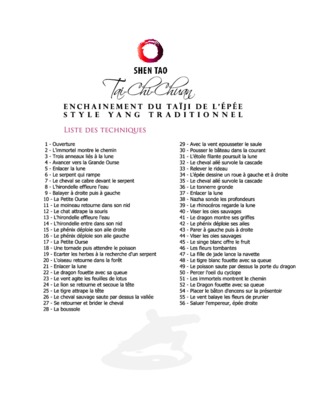 enchainement long tai chi yang Book