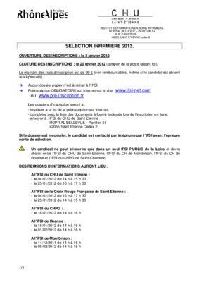 info sur les modalites pour le concours 2012 Book