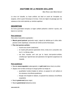 anatomie creux axillaire Book