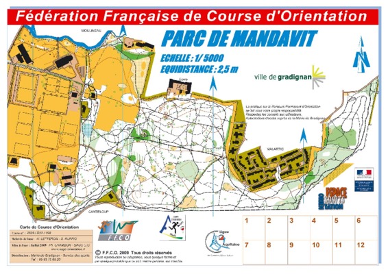 orientation carte mandavit Book