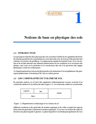 caractiristique physique des sols Book