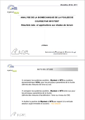 la biomecanique de la foulee Book
