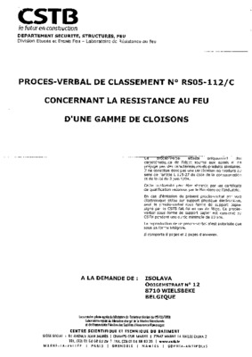 proces verbal d_essais coupe feu platre ba13 lisaplac Book
