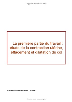 contraction uterine Book
