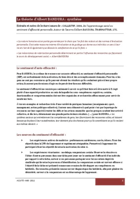 theories apprentissage social albert bandura Book