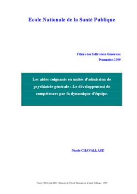 aides soignants en psychiatrie Book