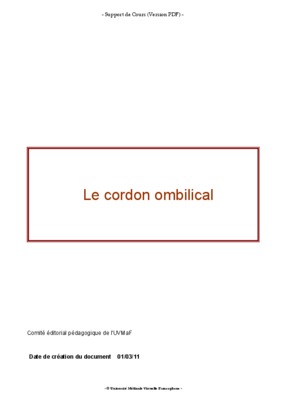 soins du cordon ombilical Book