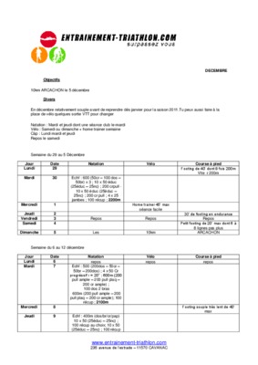 plan entrainement triathlon Book