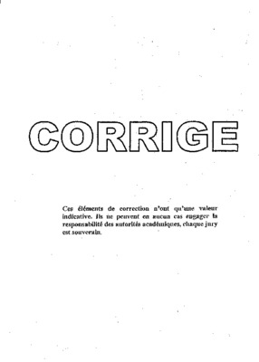 corrige bac sti electro antille 2008 Book