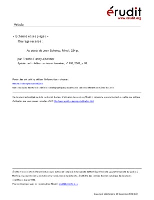 jean echenoz __courir__ Book