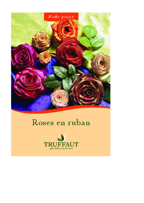 roses brodes au ruban Book