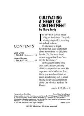 contentment Book