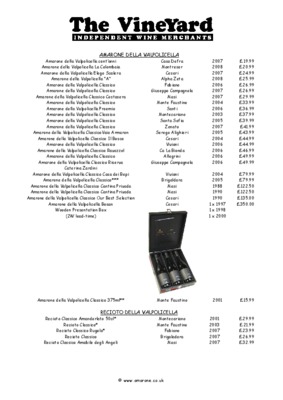 amarone Book