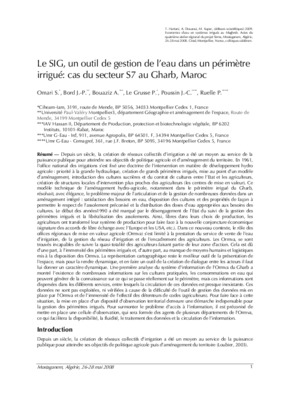 conception d_un perimetre du riz irrigue Book
