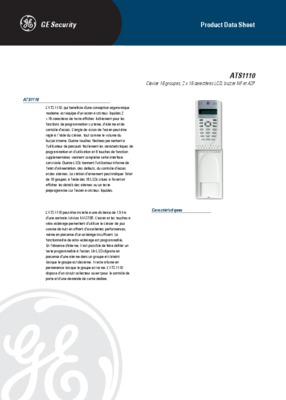 notice ats1110 Book