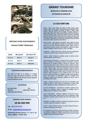 garantie automobile Book