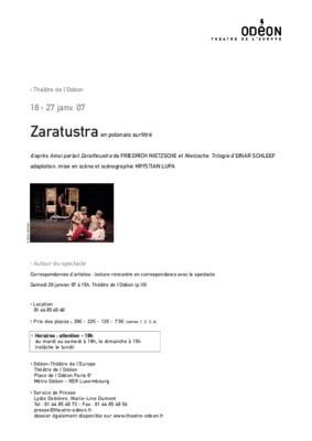 zaratustra Book