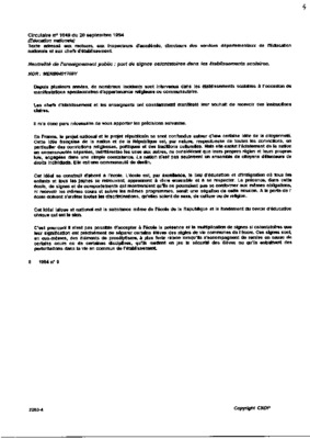 circulaire 23 septembre 1960 Book