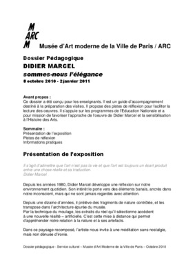 marcel didier Book