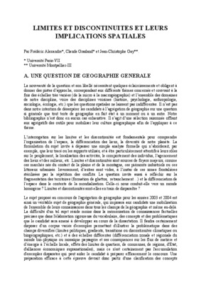 discontinuites Book