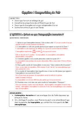 composition de l air 4eme Book