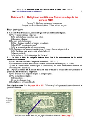religion et societe aux etats unis Book