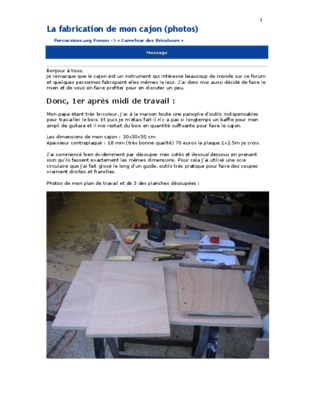 methode de cajon Book