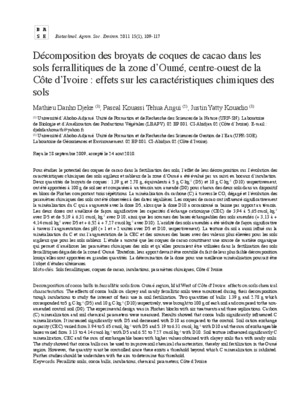 procedes de valorisation des coques de cacao Book