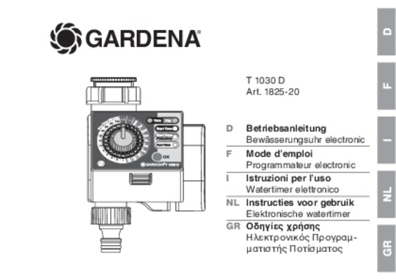 gardena c 1030 plus Book