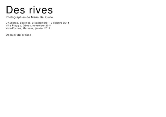 trois rives Book