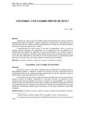 les guerrillas en colombie Book
