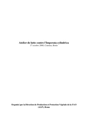 imperata cylindrica et feu Book