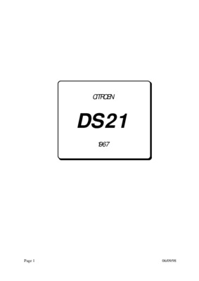schemat electrique citroen ds 21 1967 Book