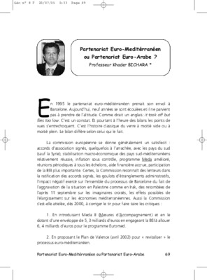 memoire le partenariat euro mediterraneen Book