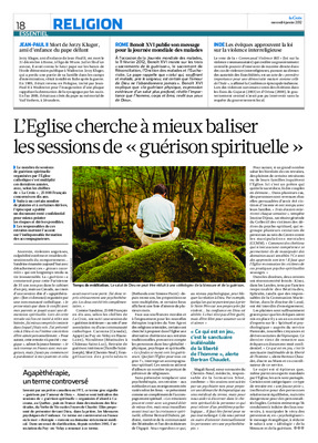 enseignement de l_eglise sur les sessions de guerison Book