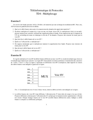 multiplexage en reseau teleinformatique Book