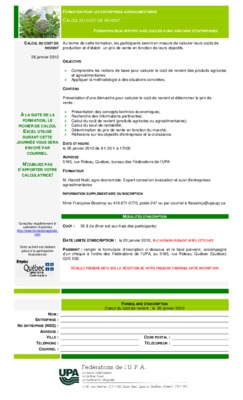 calcul coet de revient transport Book