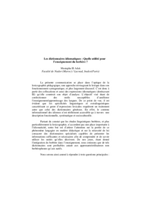 mustapha el adak exercice linguistique Book