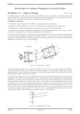 devoir libre de sciences physiques n 3 du 19 10 2009 Book