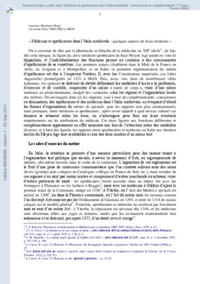 apothicaires Book