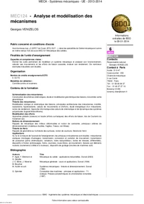 mecanismes de contact Book
