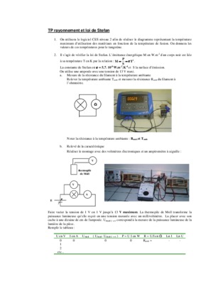 loi de stefan boltzmann sur le transfert chimique par rayonnement Book