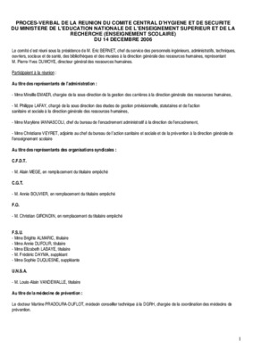 procais verbal de la reunion du comite d_entreprise Book