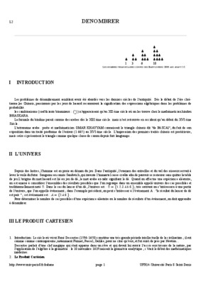 denombrer Book