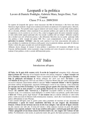 leopardi Book