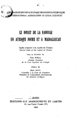 droit des personnes et de la famille Book