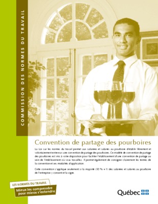 pourboires Book