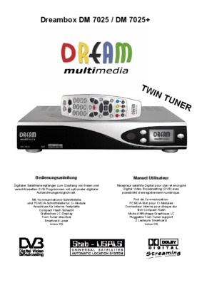 dreambox 7025 Book