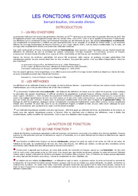 grammaire les fonctions Book