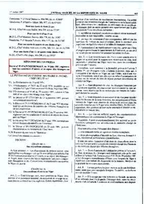 programme officiel niger Book